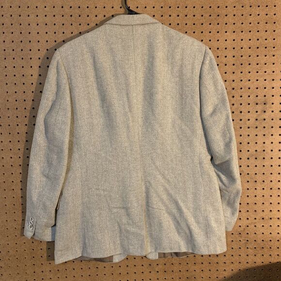 Witty Brothers Vintage Blazer Jacket Wool Linen Preppy academia Retro Tan 41 S - Picture 5 of 7